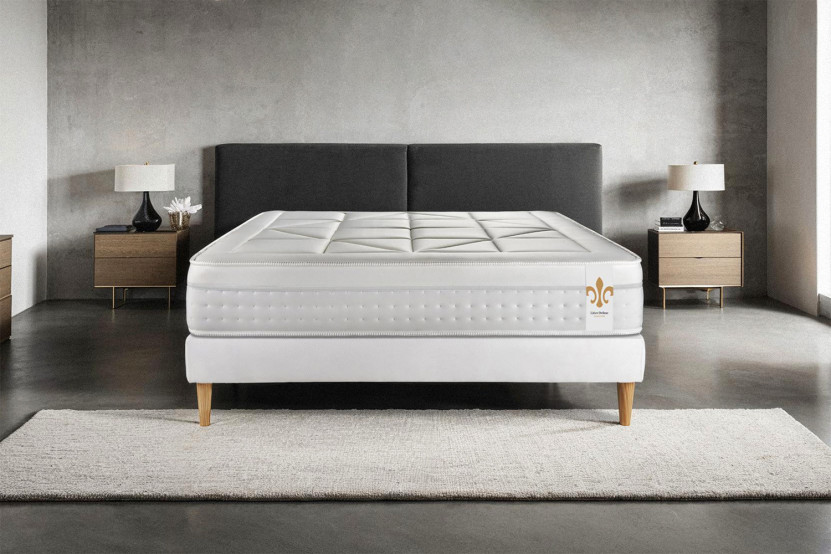 Matelas 160x200 cm Ressorts ensachés et Mémoire de forme - Vingt-Huit