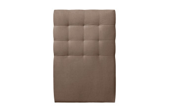 Tête de lit 90 cm Capitonnée - Tissu Velours Taupe
