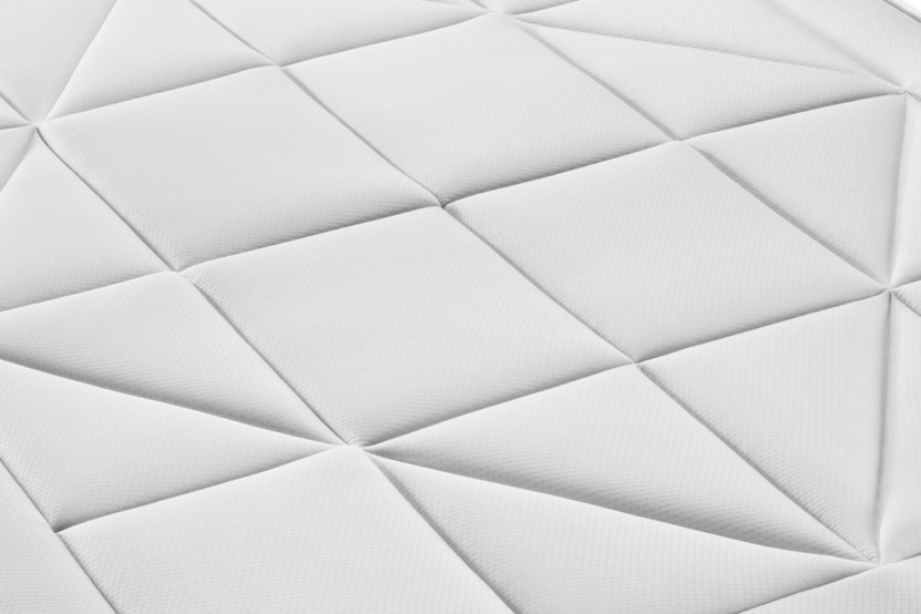 Ensemble Matelas Sommier 90x200 cm - Sommier Gris (déjà monté) - Vingt-Huit