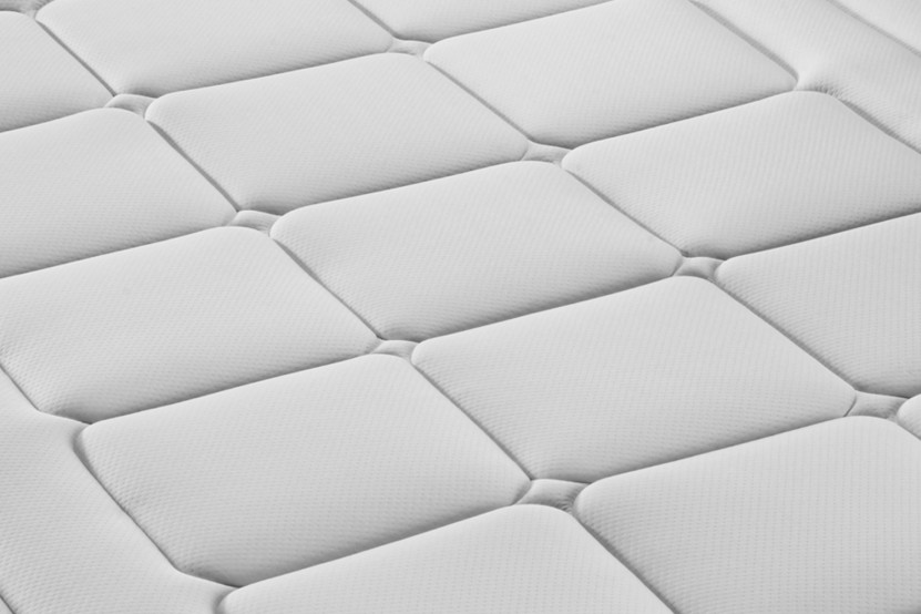 Ensemble Matelas Sommier 90x190 cm - Sommier Blanc (déjà monté) - Trente