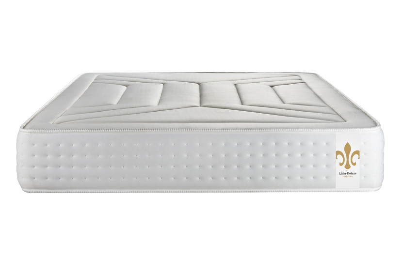 Matelas 140x190 cm Ressorts ensachés et Mémoire de forme - Vingt-Quatre