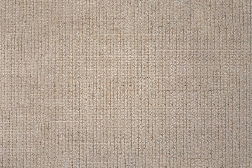 Tête de lit 135 cm Lignes - Tissu Toile Natté Beige Brun