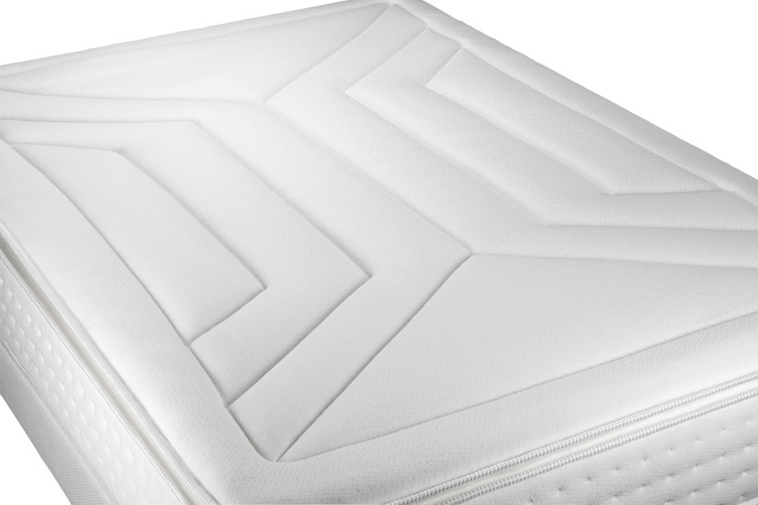Ensemble Matelas Sommier 160x200 cm - 2 Sommiers Blanc - Vingt-Quatre PLUS