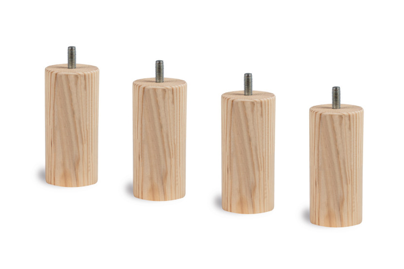 Sommier Coffre 160x200 cm - Toile nattée  - Beige clair