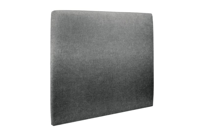 Tête de lit 180 cm Tapissée - Tissu Toile Natté Gris Anthracite