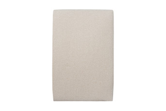 Tête de lit 90 cm Tapissée - Tissu Bouclette Beige Clair