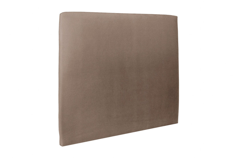 Tête de lit 200 cm Tapissée - Tissu Velours Taupe