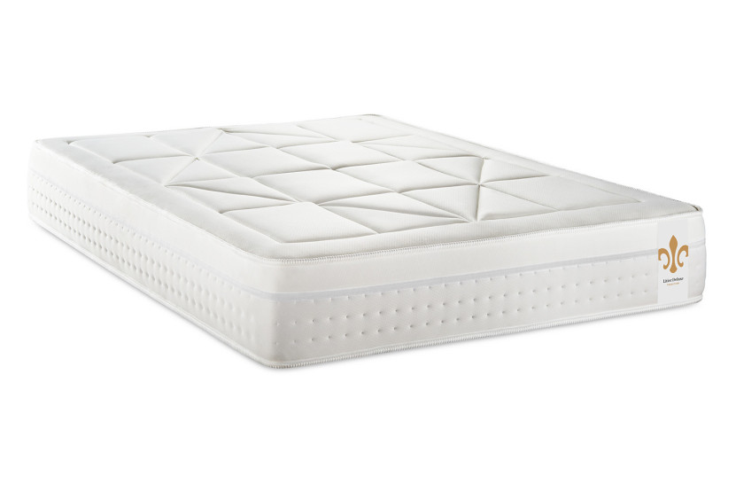 Ensemble Matelas Sommier 140x190 cm - Sommier Blanc (en kit) - Vingt-Huit