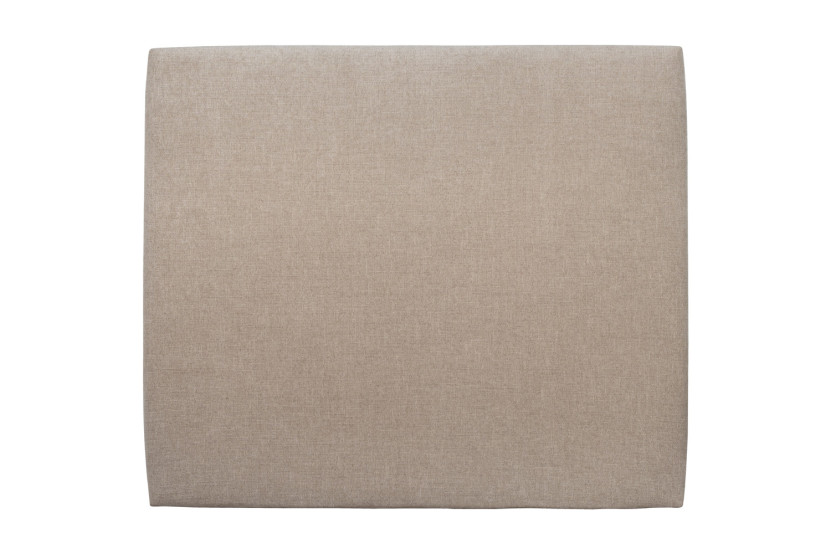 Tête de lit 180 cm Tapissée - Tissu Toile Natté Beige Brun