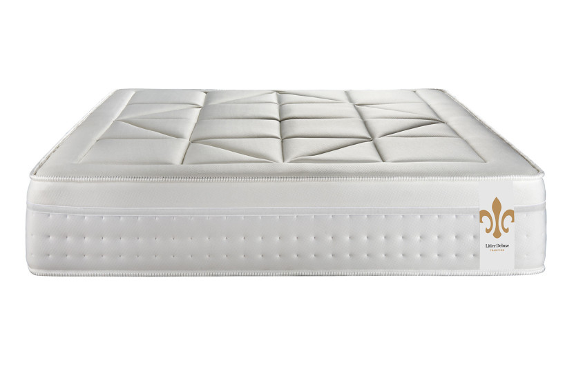 Ensemble Matelas Sommier 180x200 cm - 2 Sommiers Blanc - Vingt-Huit